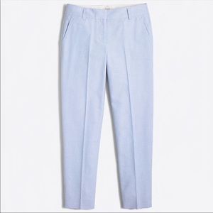 J. Crew City Fit Skimmer cropped/ankle work pants